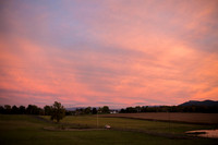 Monday evening skies